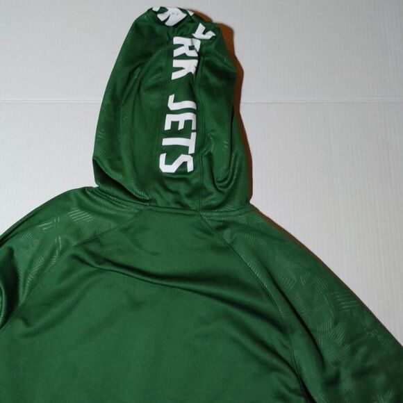 NFL Fanatics Mens NEW w/Tags Jets Green Hoodie w/New York Jets on Hood - sz. M - Picture 4 of 4
